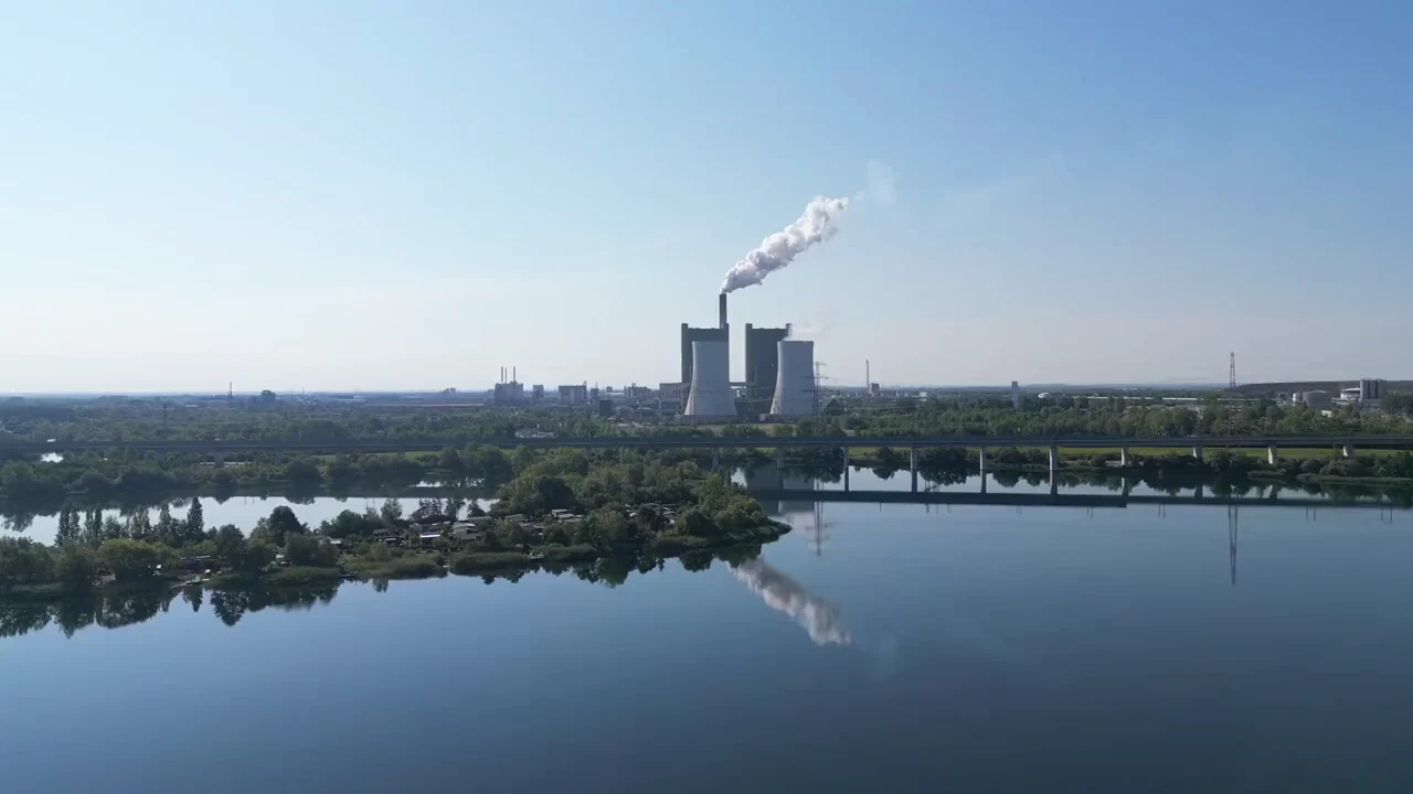 Industrieareal aus der Luft – Dokumentation und Thermografie
